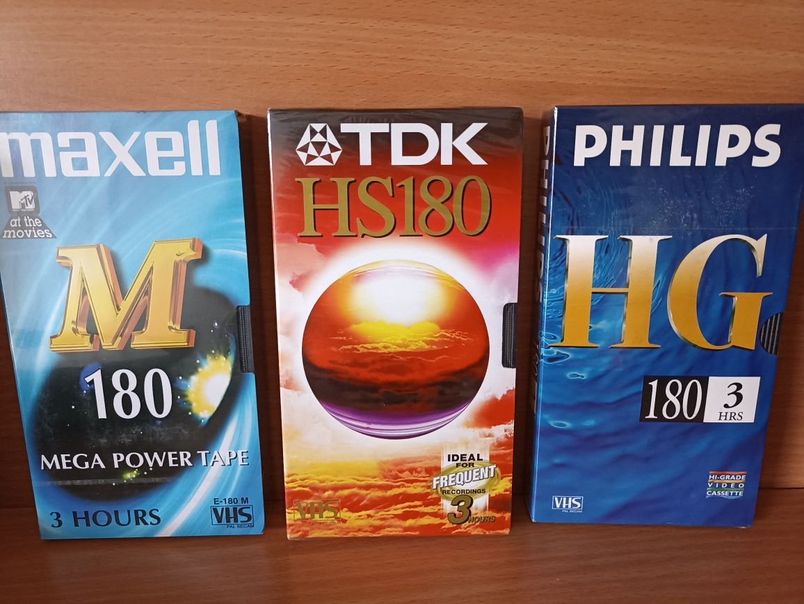 Cassete VHS - TDK Sony BASF Fuji Philips Maxell