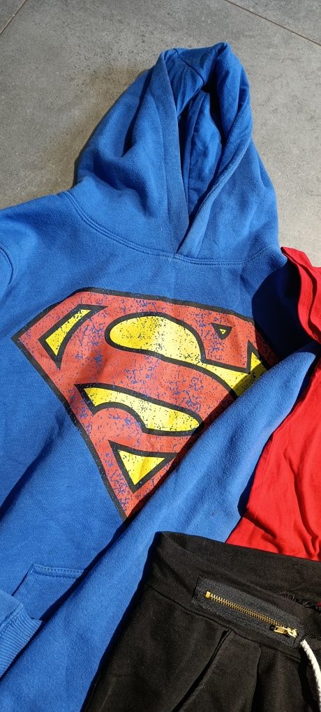 Zestaw ubrań damskich s/m koszulka bluza logo Superma spodnie paka ubr