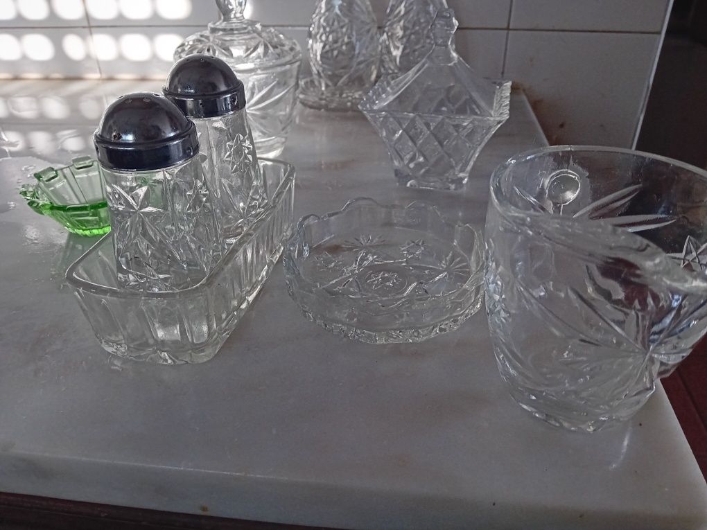 Conjunto de  Peças Antigas Utilitárias Decorativas