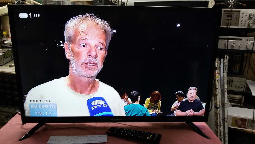 tv led letwing 32 como novo 32 polg.