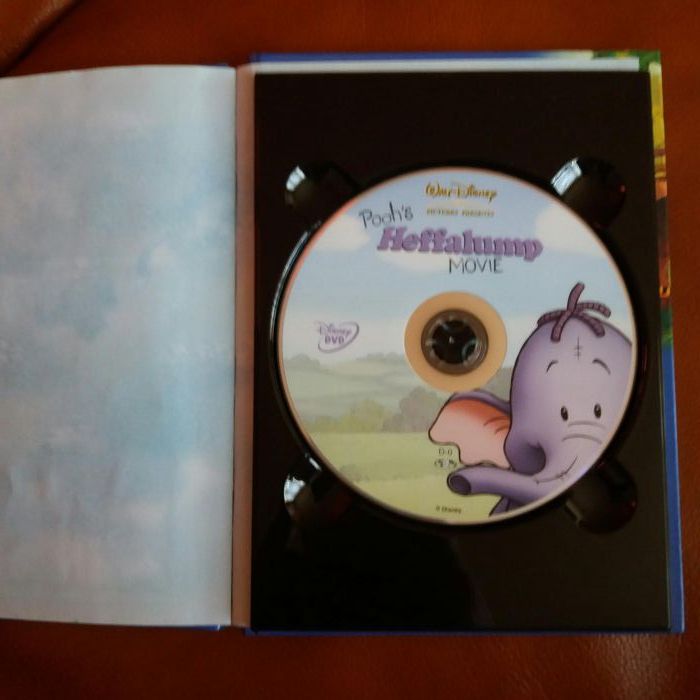 Książeczka Disney Kubuś i Hefalumpy film DVD 67 min