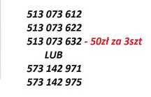 Numer Orange - Komplet 2 szt  , 7 kompletów do wyboru - Nowe