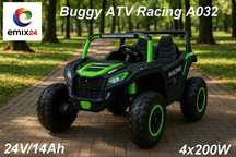 Buggy ATV 24V/14Ah Racing Dwuosobowy 4x200W A032 Zielony