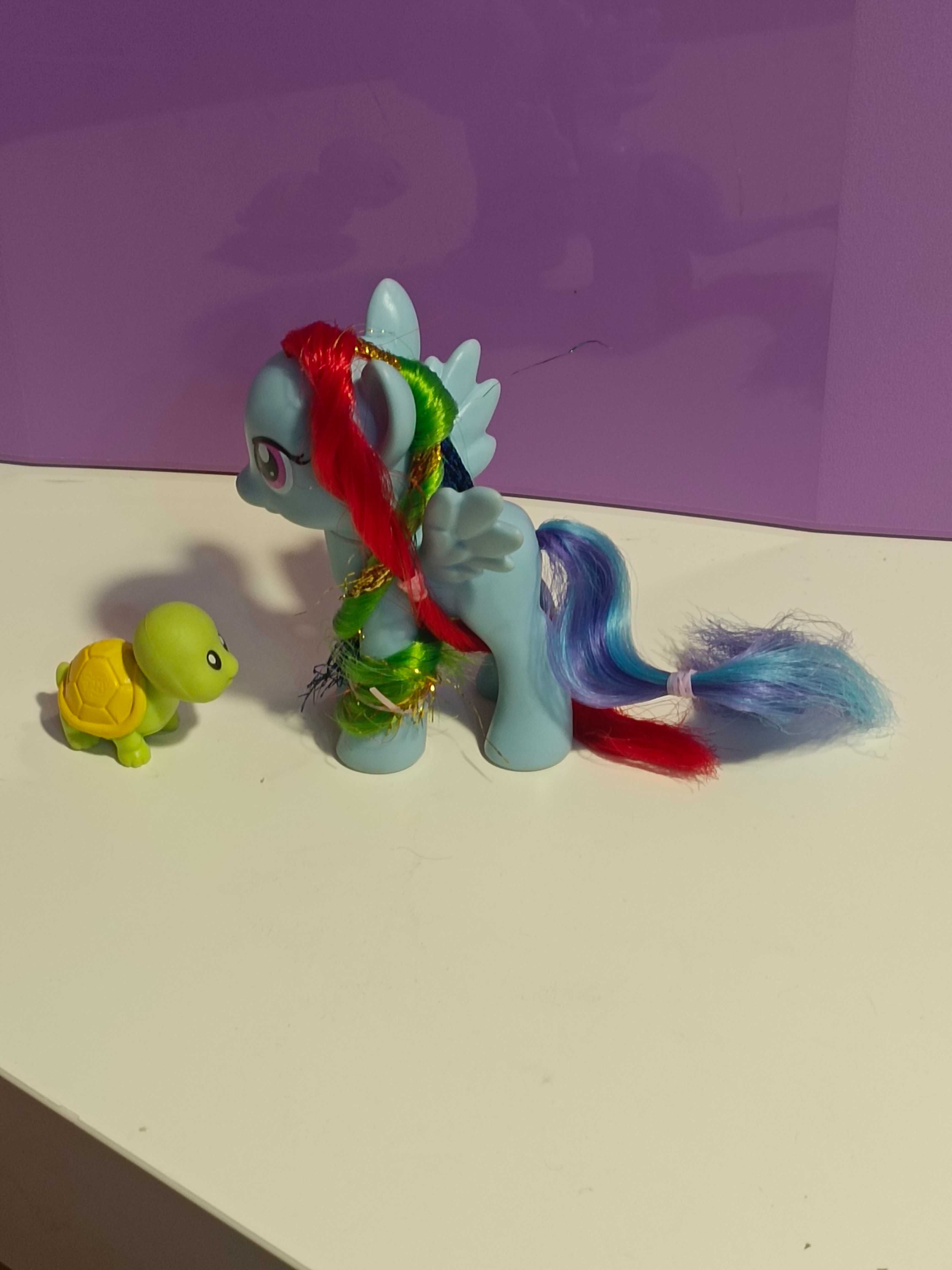 Rainbow Dash zwierzątko żółw Tank MLP G4 Hasbro kucyk Pony figurka