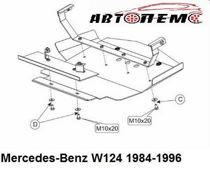 Захист двигуна Mercedes 190 A-CLASS B-CLASS E-CLASS C-CLASS Citan CLA