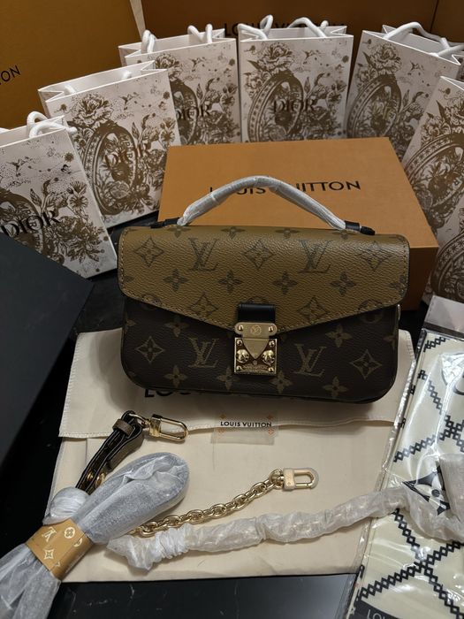 Nowa skórzana torebka Louis Vuitton LV worek torba