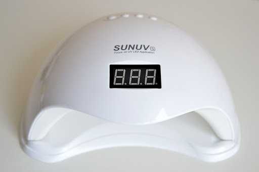Лампа для маникюра SUN 5 LED+UV, 48 Вт, White (белая)