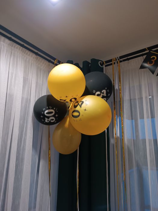 Dekoracja 30 urodziny baner balony