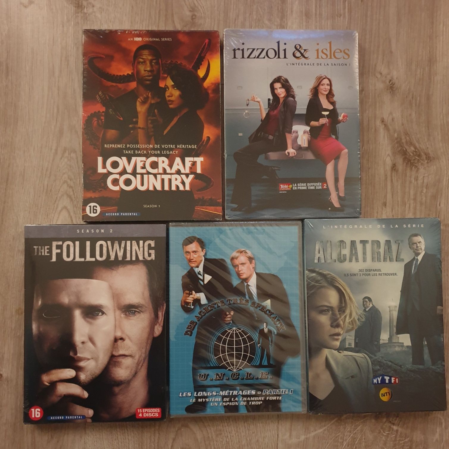 Zestaw Filmów i Seriali na DVD,5szt