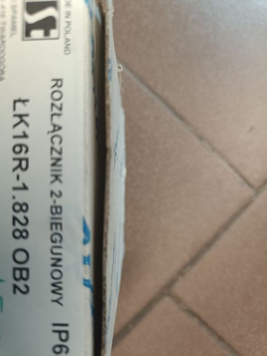 Wyłącznik główny , apator ŁK16R-11.828 OB2 16A