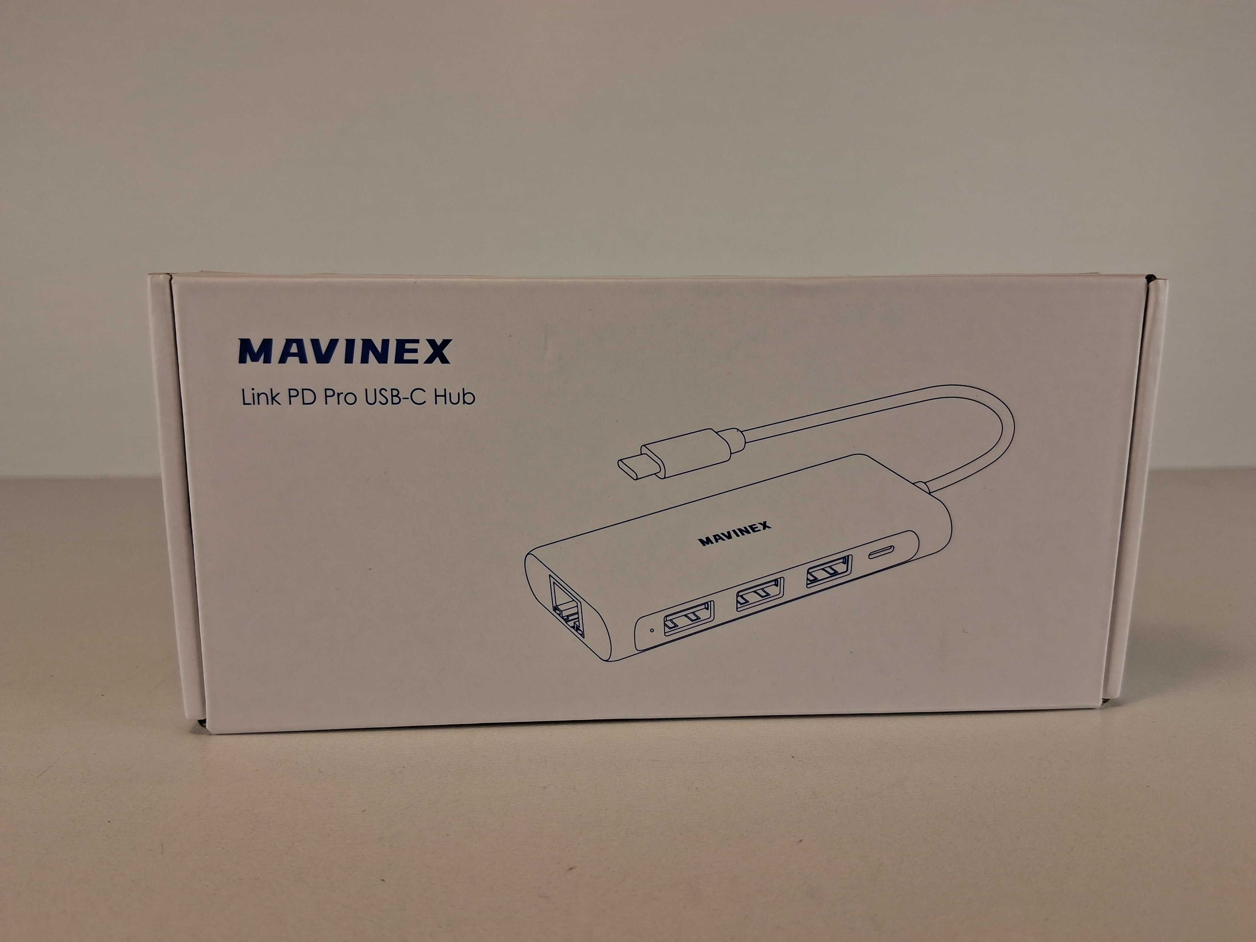 E163 MAVINEX Hub USB-C Stacja Dokująca Adapter Do Laptopa HDMI PD