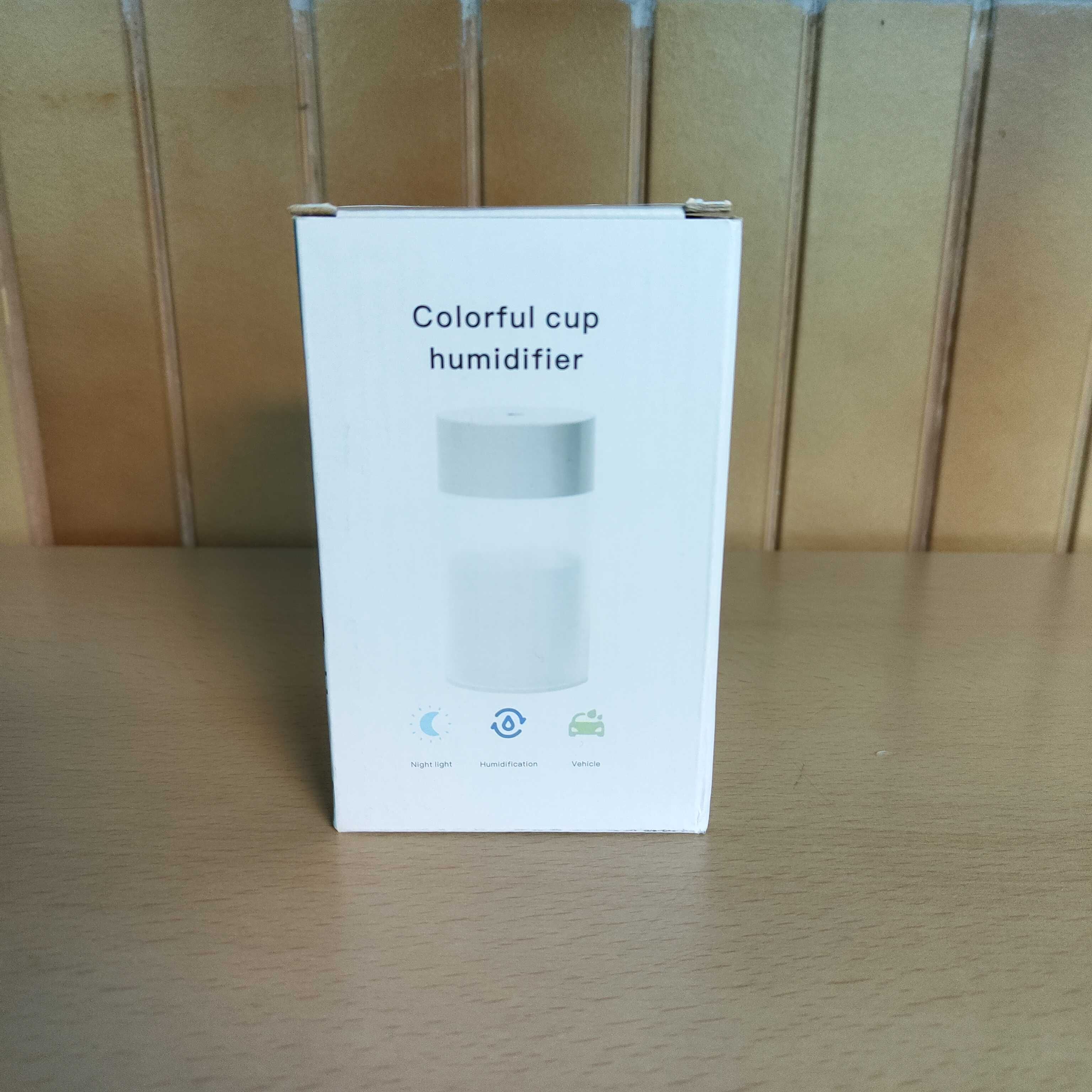 Mini Humidificador 260ML Aromaterapia Difusor Luz Led