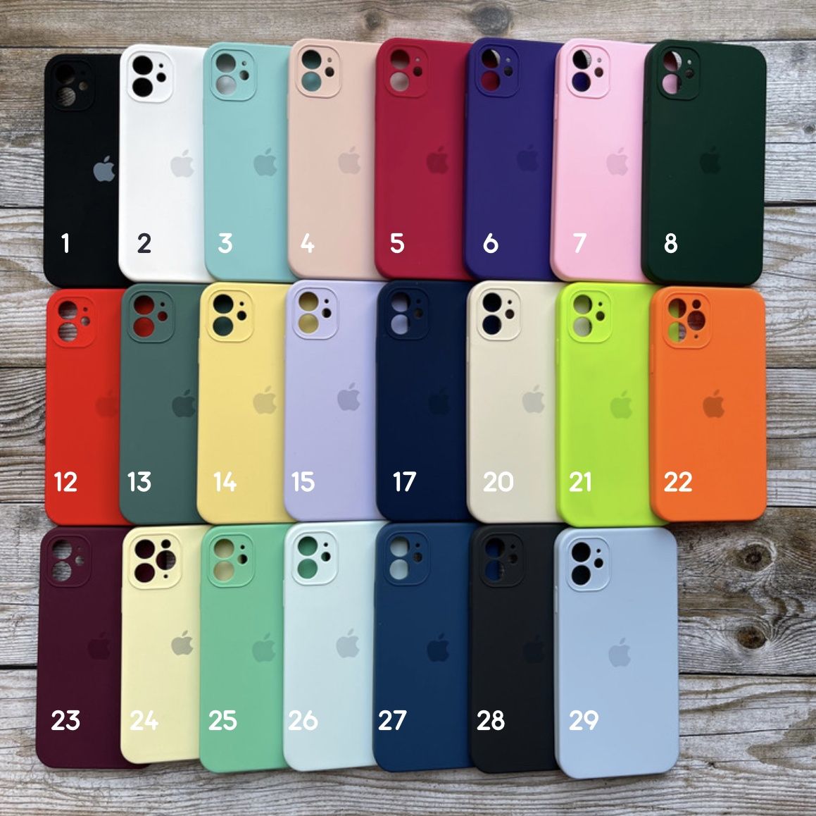 Силиконовый чехол iPhone 11 и другие, silicone case на Айфон