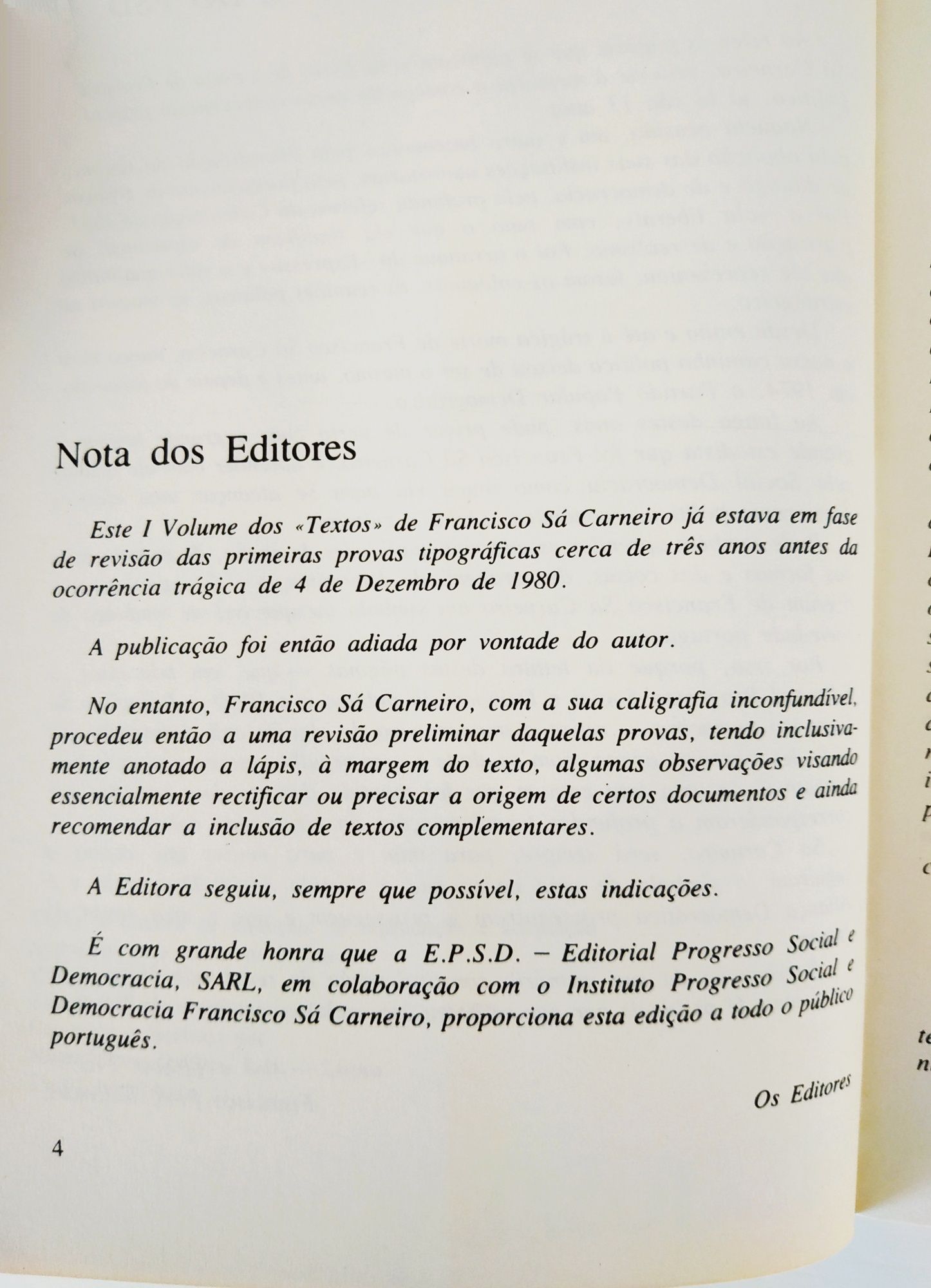 Livros sobre Sá Carneiro