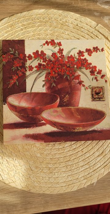 Obrazek 20x20 kwiatki