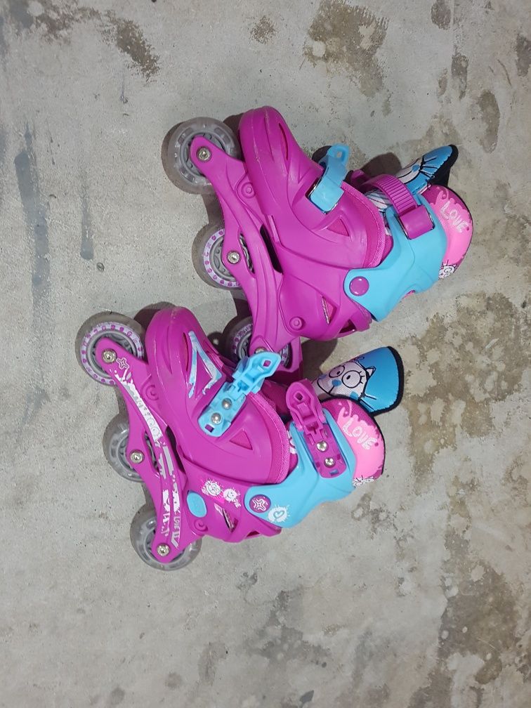 Patins de linha .