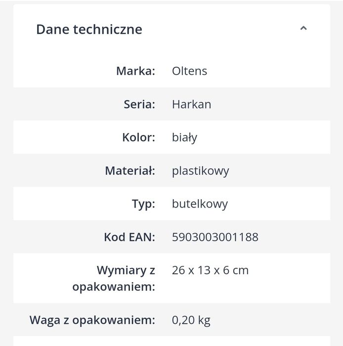 Syfon umywalkowy OLTENS