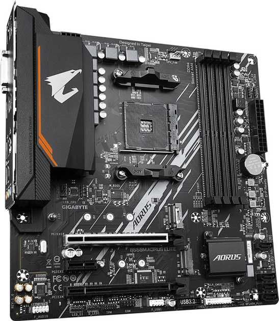 Материнська плата Gigabyte B550M Aorus Elite rev1.3 AM4 B550 PCI-E4.0