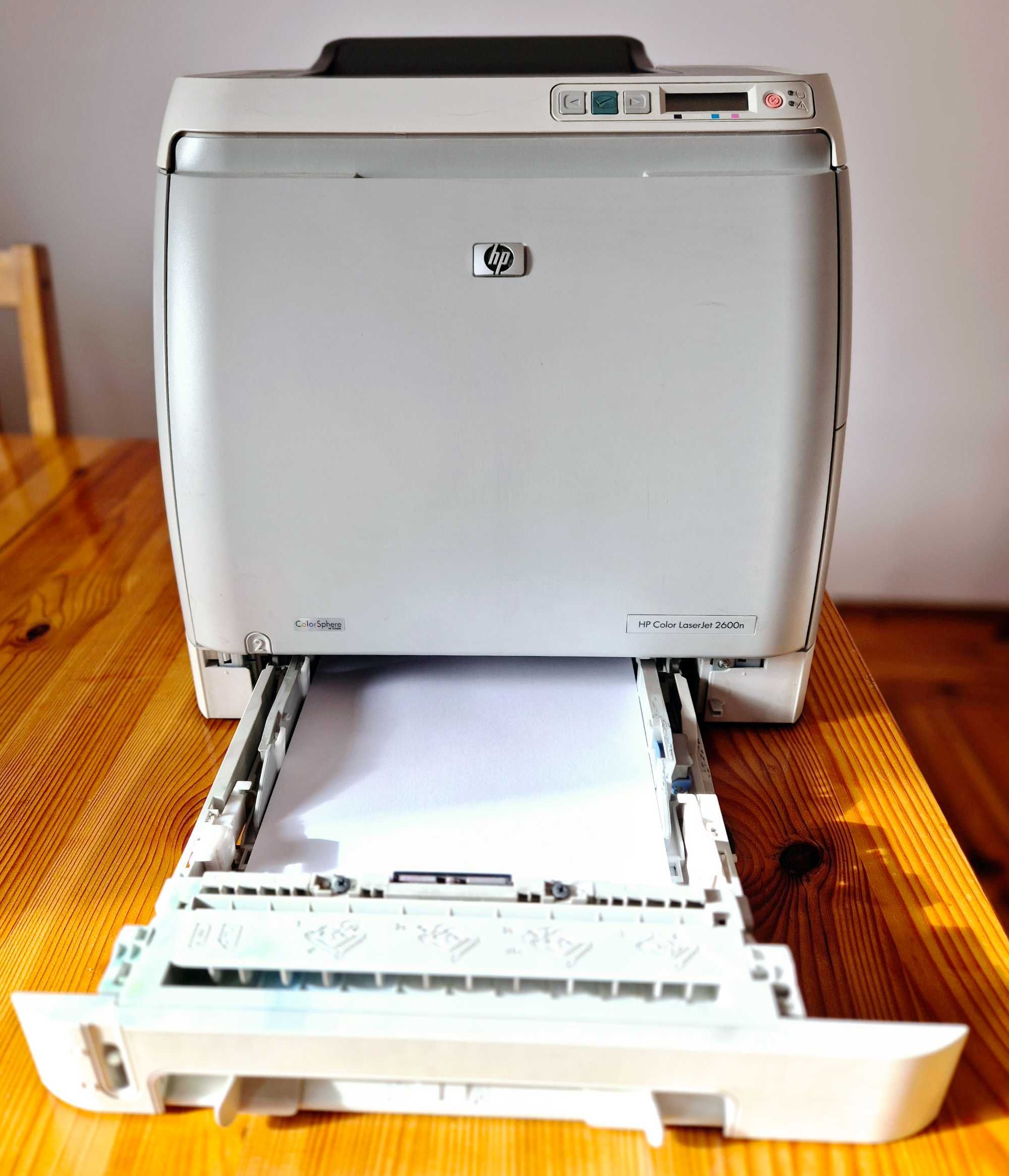 HP Laser Jet 2600n - używana drukarka laserowa