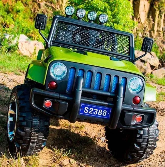 Детский электромобиль Jeep Wrangler на аккумуляторе + пульт