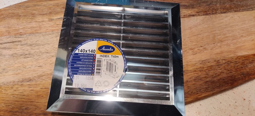 Kratka wentylacyjna wpinana