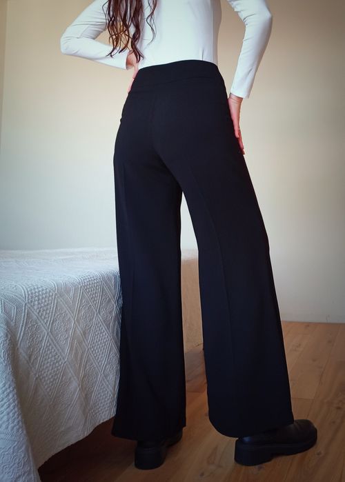 Штани палацо, брюки широкі, штани висока талія