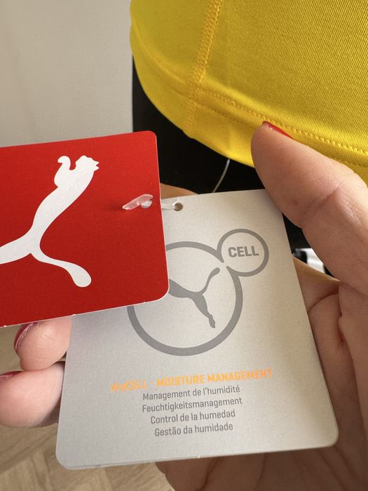 T-shirt Puma żółty