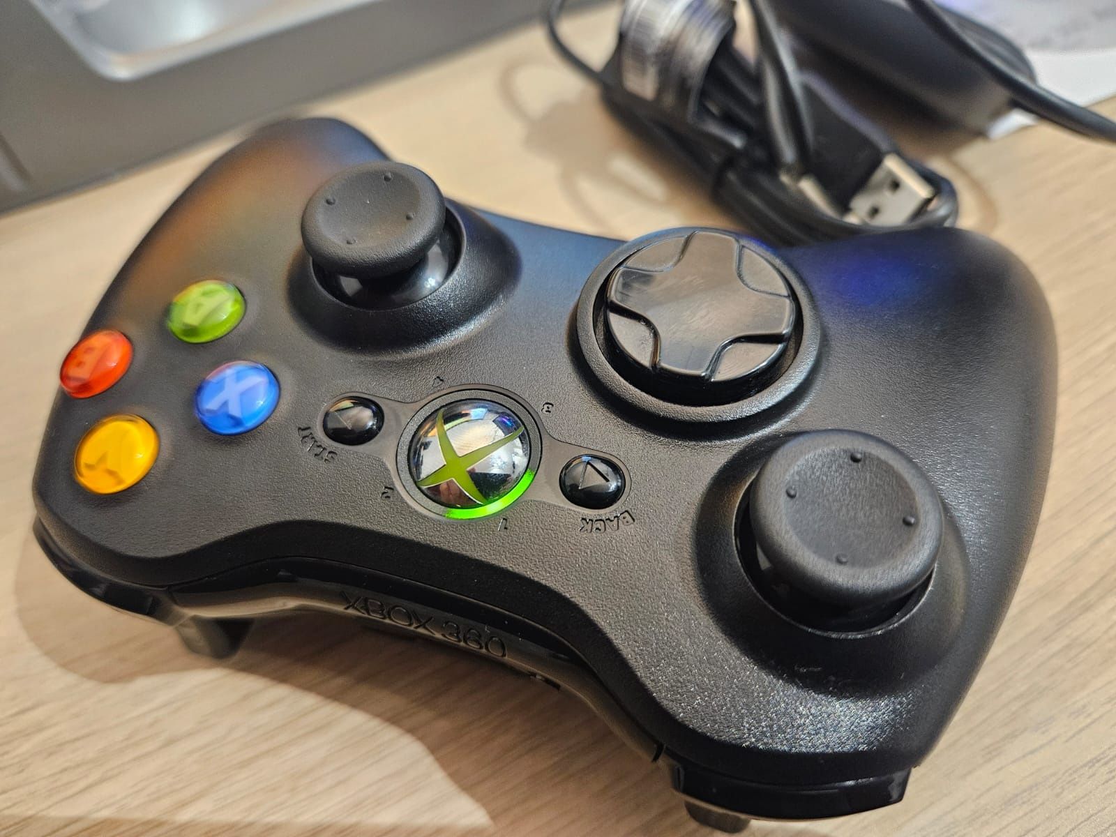 Oryginalny zestaw pad Microsoft Xbox 360 z odbiornikiem RC i pudełkiem
