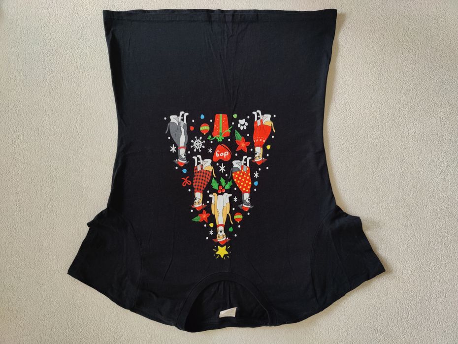 Świąteczny T-shirt Port Company S psia choinka pieski bluzka
