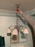 Lampa sufitowa żyrandol 5 żarówek