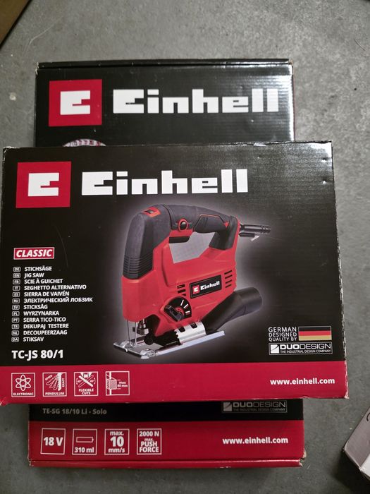 Einhell elektryczna wyrzynarka drewna metalu Regulacja