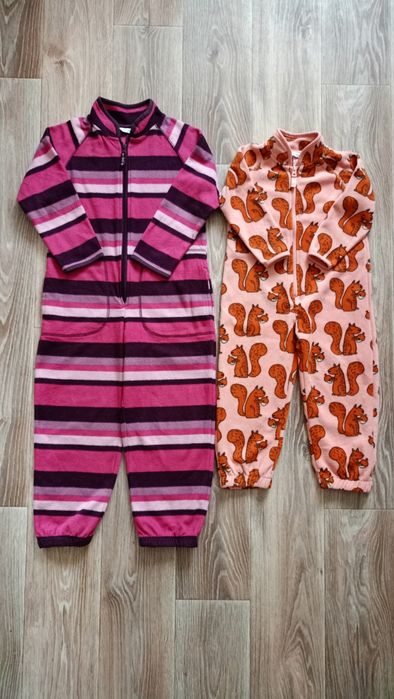 Флисовый ромпер поддева 86-92, 110-116,  флисовые кофты, новогоднее пл