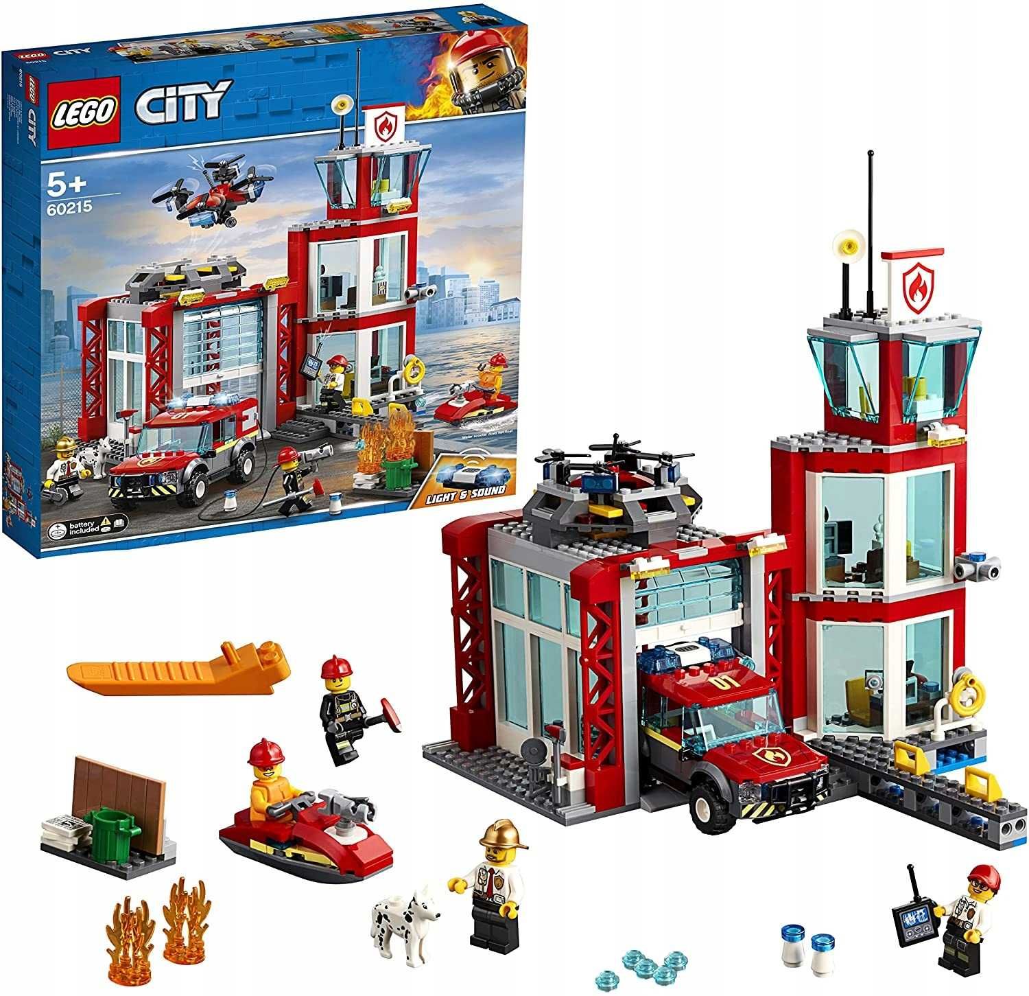 LEGO City 60215 Remiza strażacka