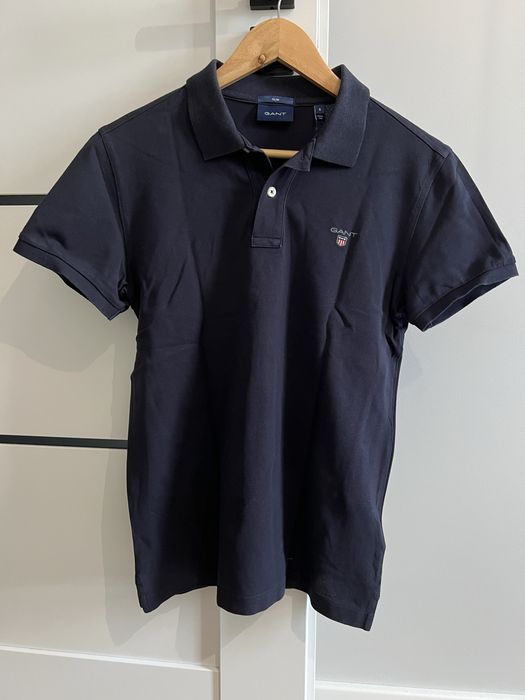 Granatowe Polo - Gant rozmiar S - slim