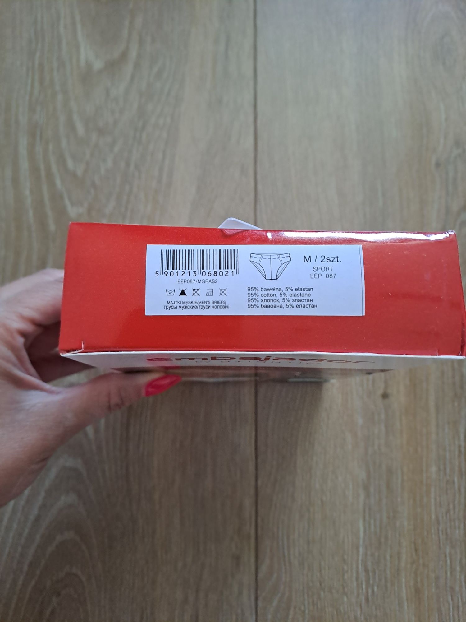 2+1 Slipy męskie Atlantic Embajador, rozmiar M, 2PACK