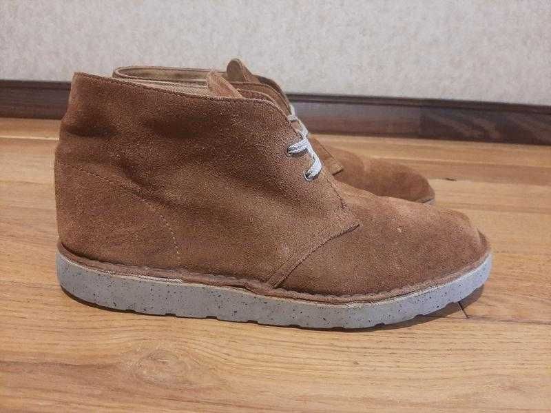 Замшеві чоловічі черевики дезерти Clarks desert boots Оригінал