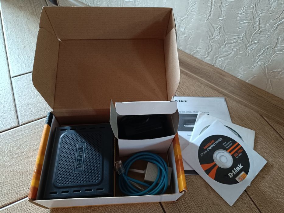 Роутер, Маршрутизатор DSL-2500U Single Port ADSL2+ Router (DSL-2500U)