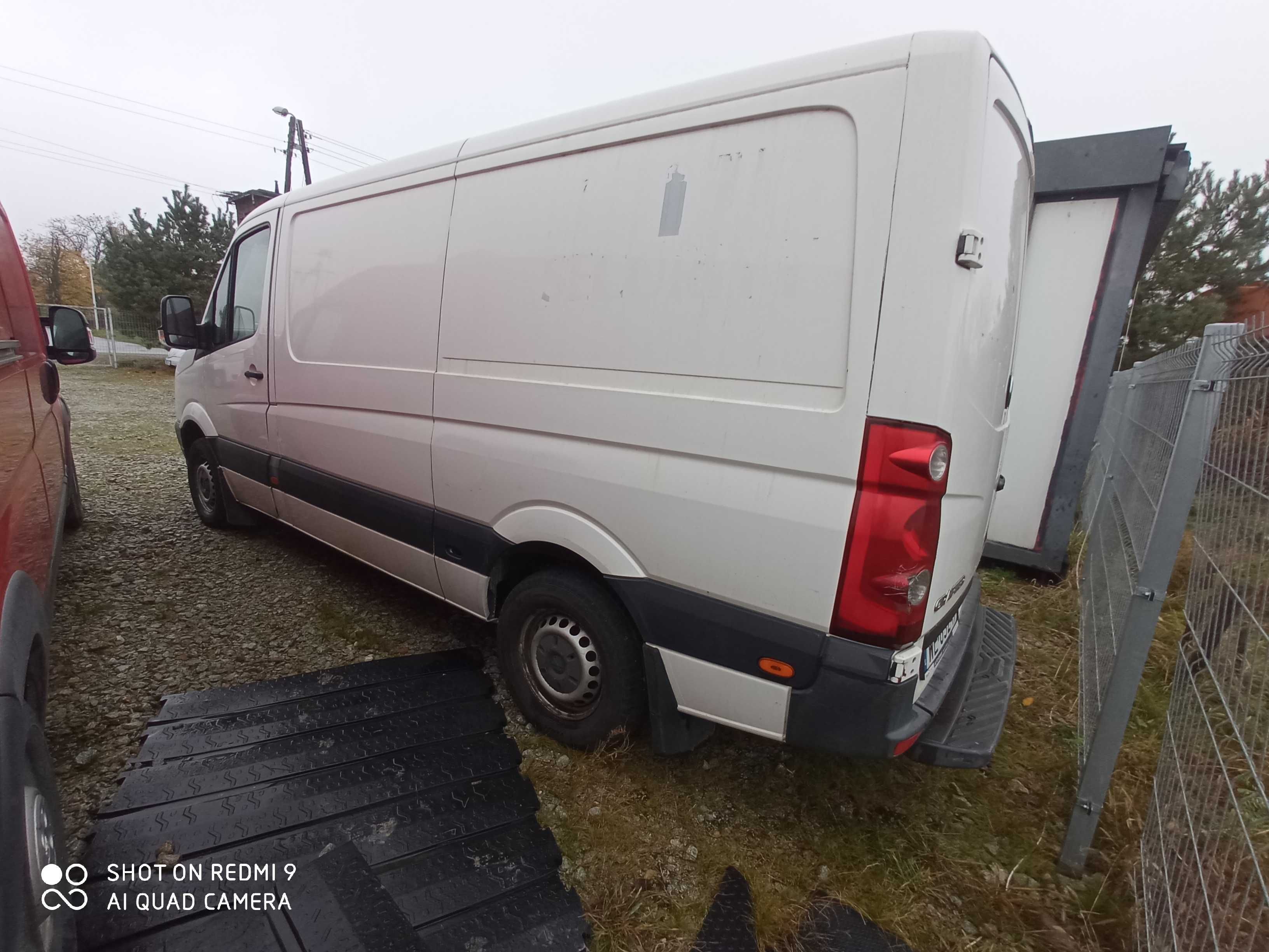 VW Crafter 2015r Uszkodzony