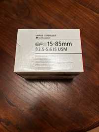 Objectiva Canon EFS 15-85mm f/3.5-5.6