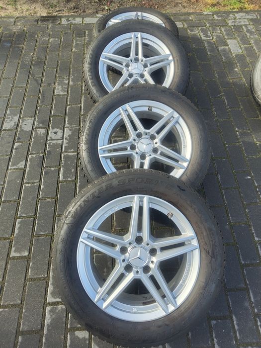 Koła zimowe 5x112 6.5Jx16 et38 piękne opony 205 60 R16
