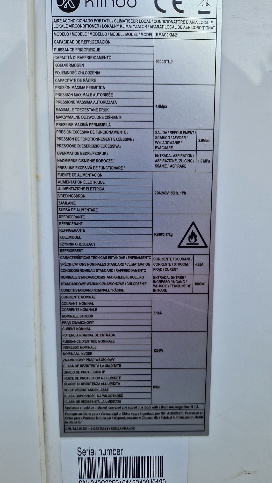 Klimatyzator przenośny