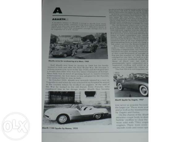 Carros desportivos A to Z of sports cars 1945 a 1990 Mike Lawrence