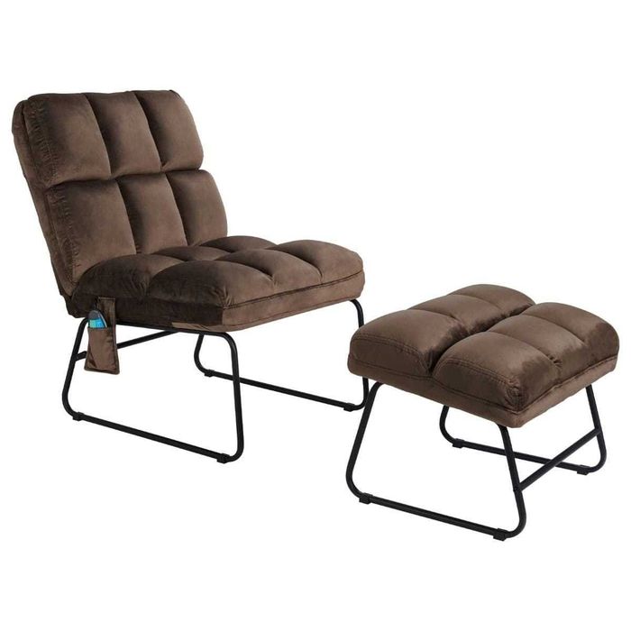 Super Wygodny Fotel Masujący z Podnóżkiem