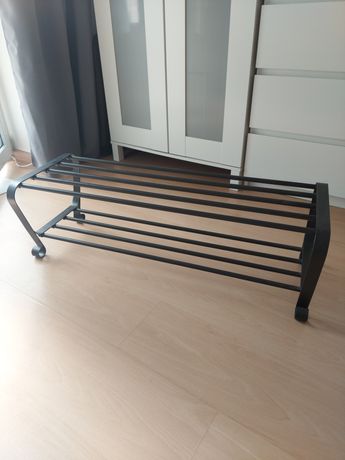 Półka metalowa na buty czarna Ikea Portis