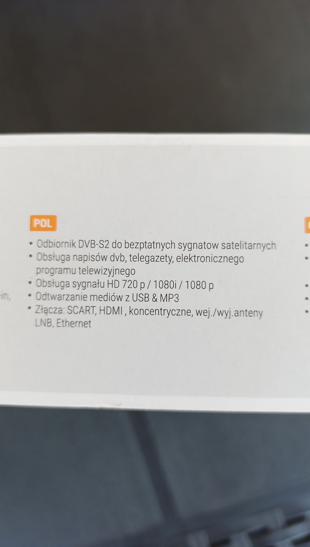 Denver dekoder DVB-S2