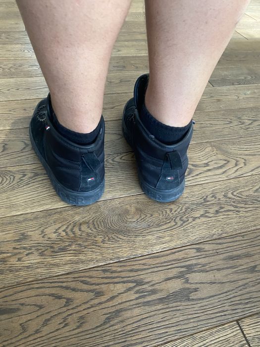 Wysokie męskie buty sneakersy wiązane Tommy Hilfiger 44