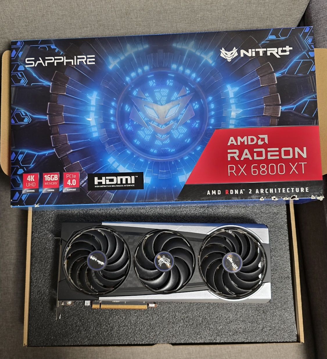 Sapphire RX 6800XT  Nitro+ 16 Gb, 256 bit