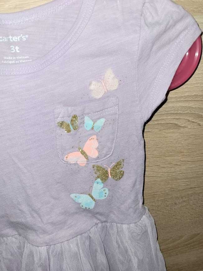Carter's sukienka 3t 98-104 bawełniana tiul