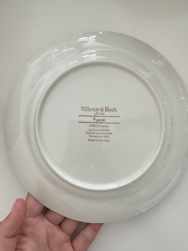 Talerzyk deserowy Villeroy Boch Fasan czerwony