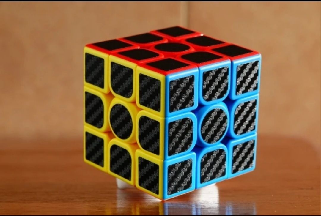 Cubo magico carbon tipo cubo rubik 3x3